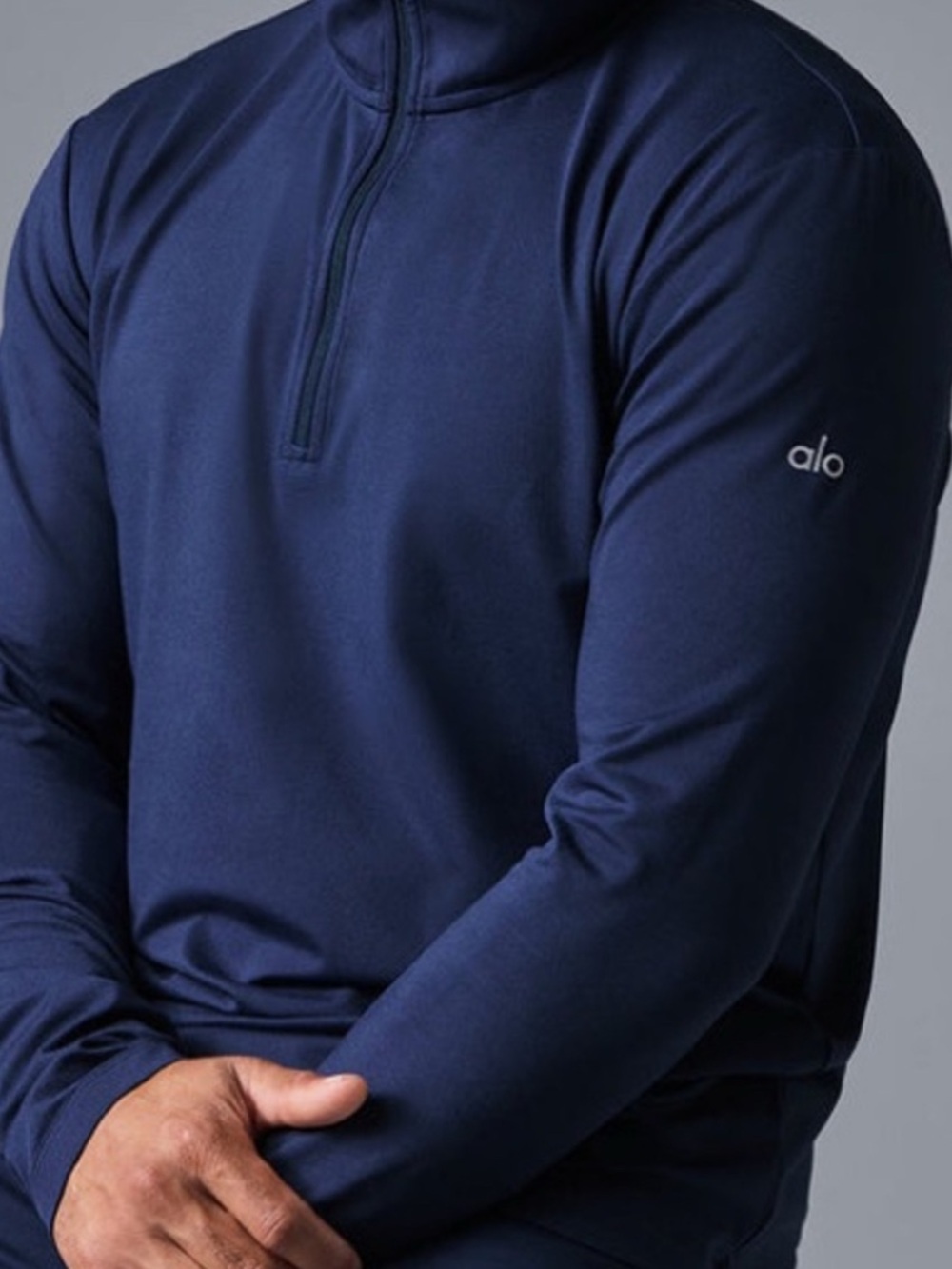 Alo Yoga Conquer 1/4 Zip Reform Long Sleeve
Navy